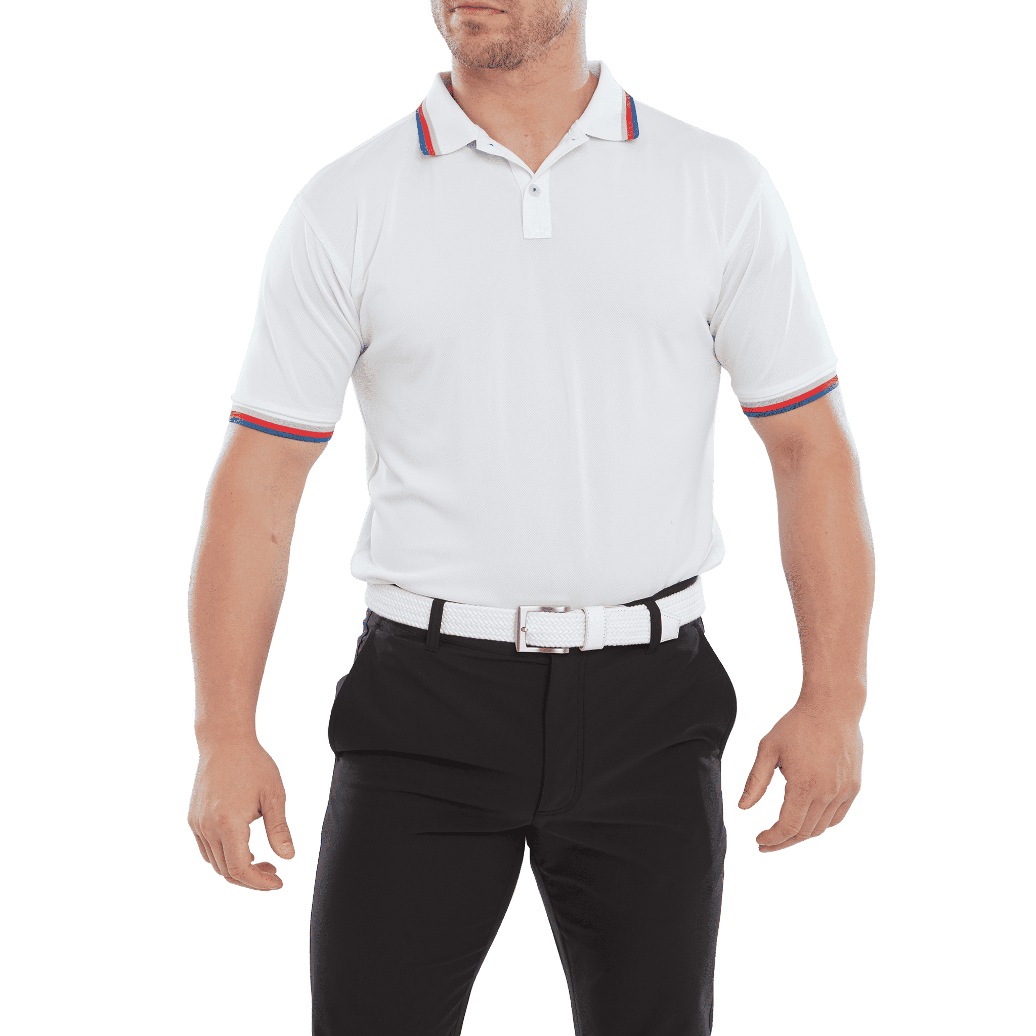 Footjoy Solid Trim Poloshirt Herren