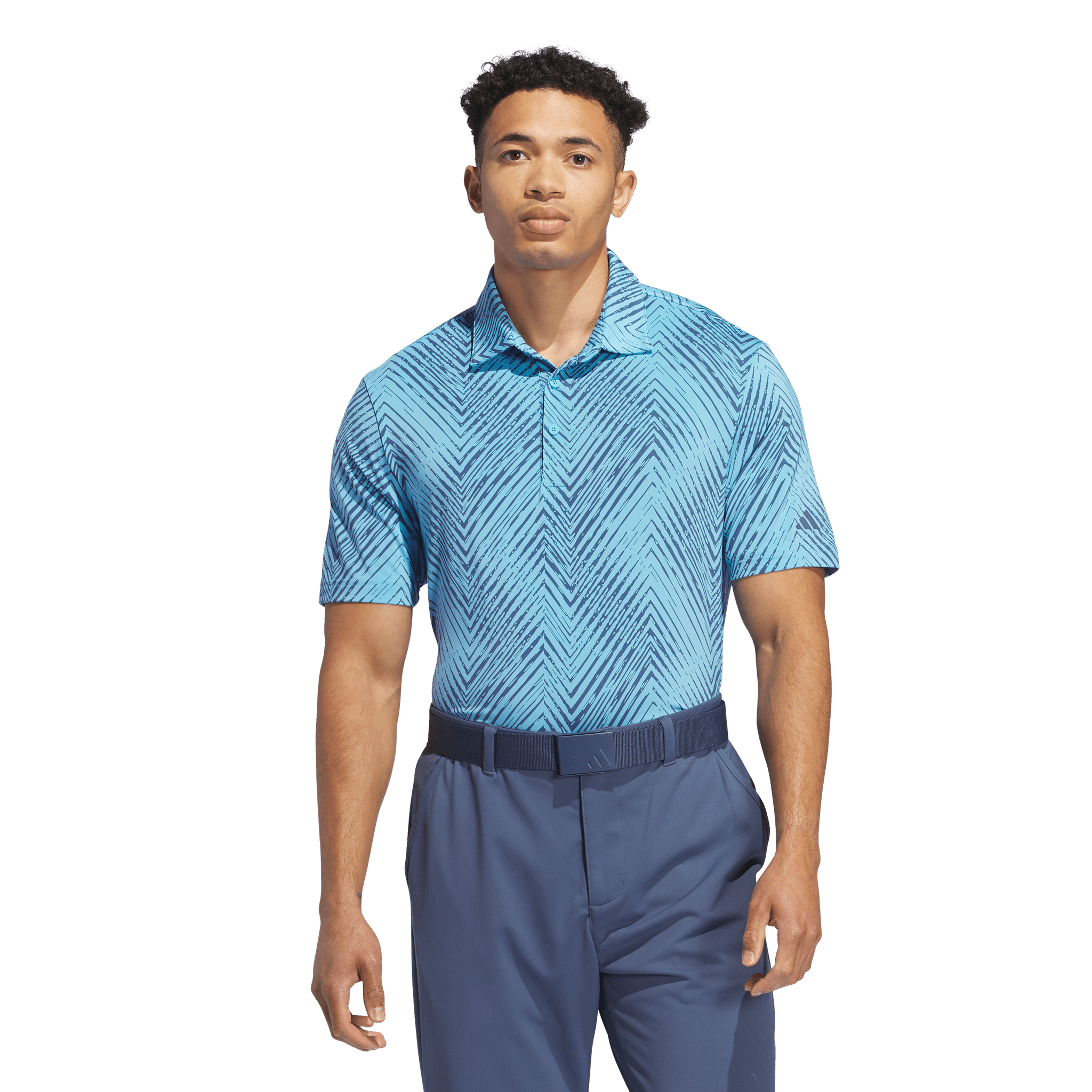 Adidas Ultimate365 Allover Print Poloshirt Herren