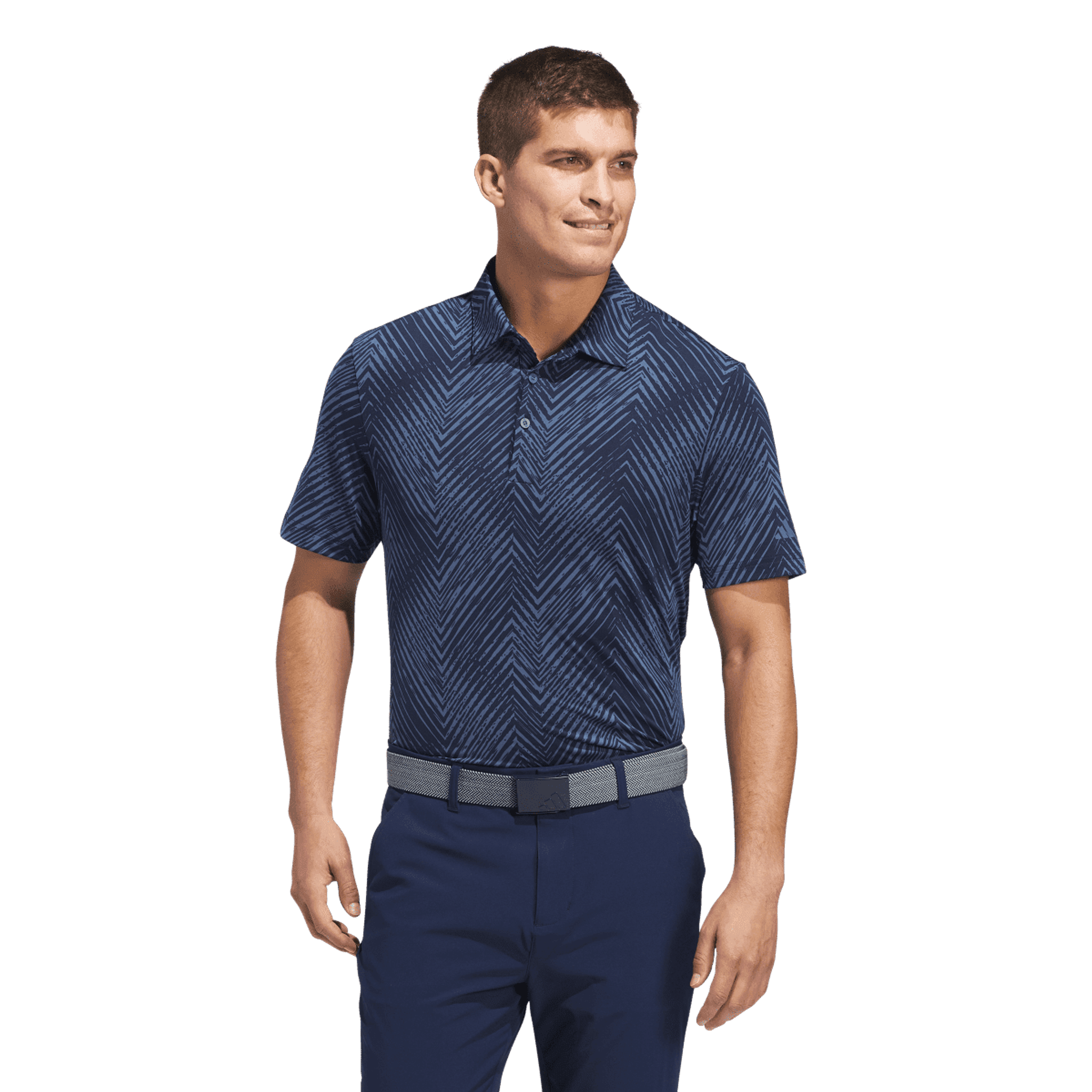 Adidas Ultimate365 Allover Print Poloshirt Herren