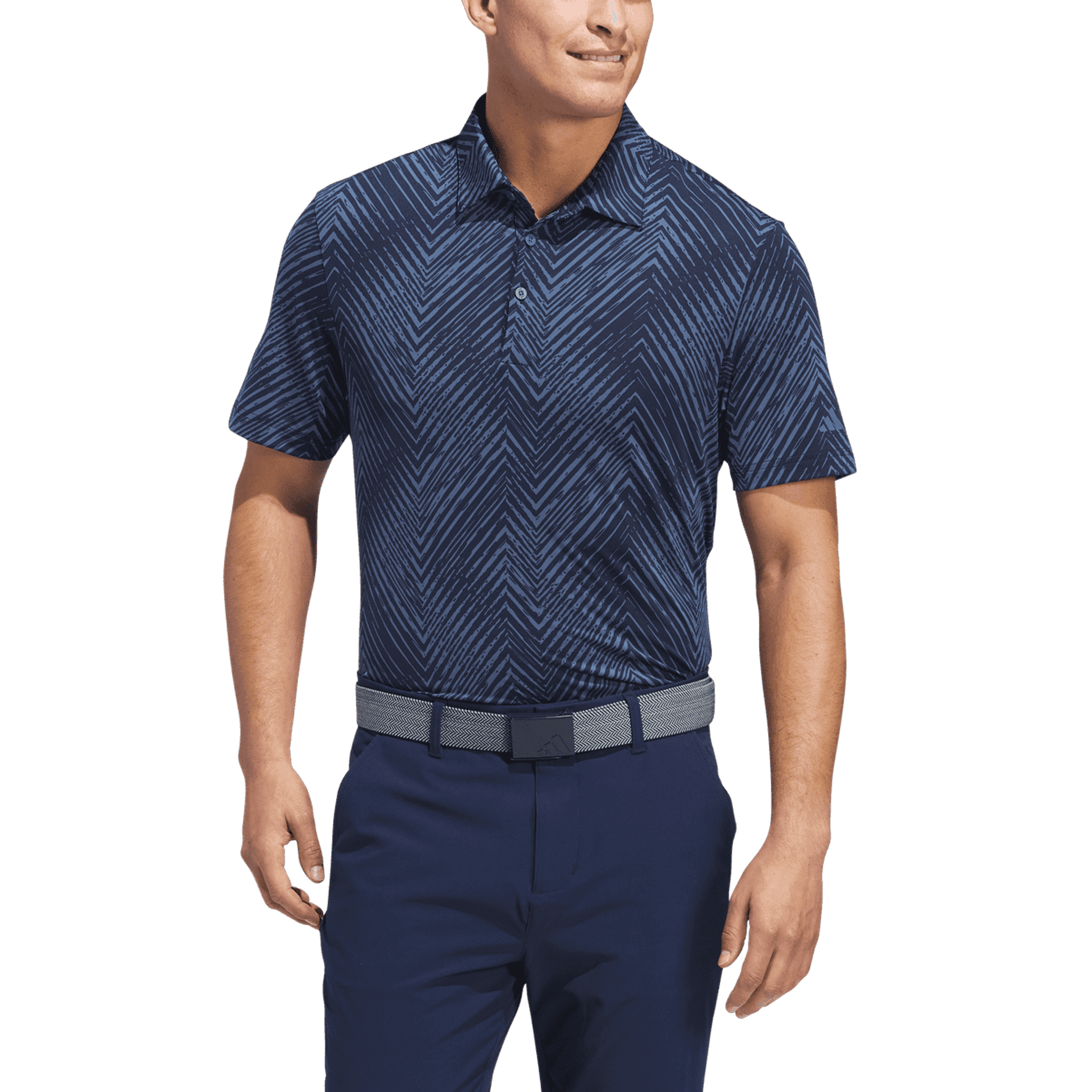 Adidas Ultimate365 Allover Print Poloshirt Herren