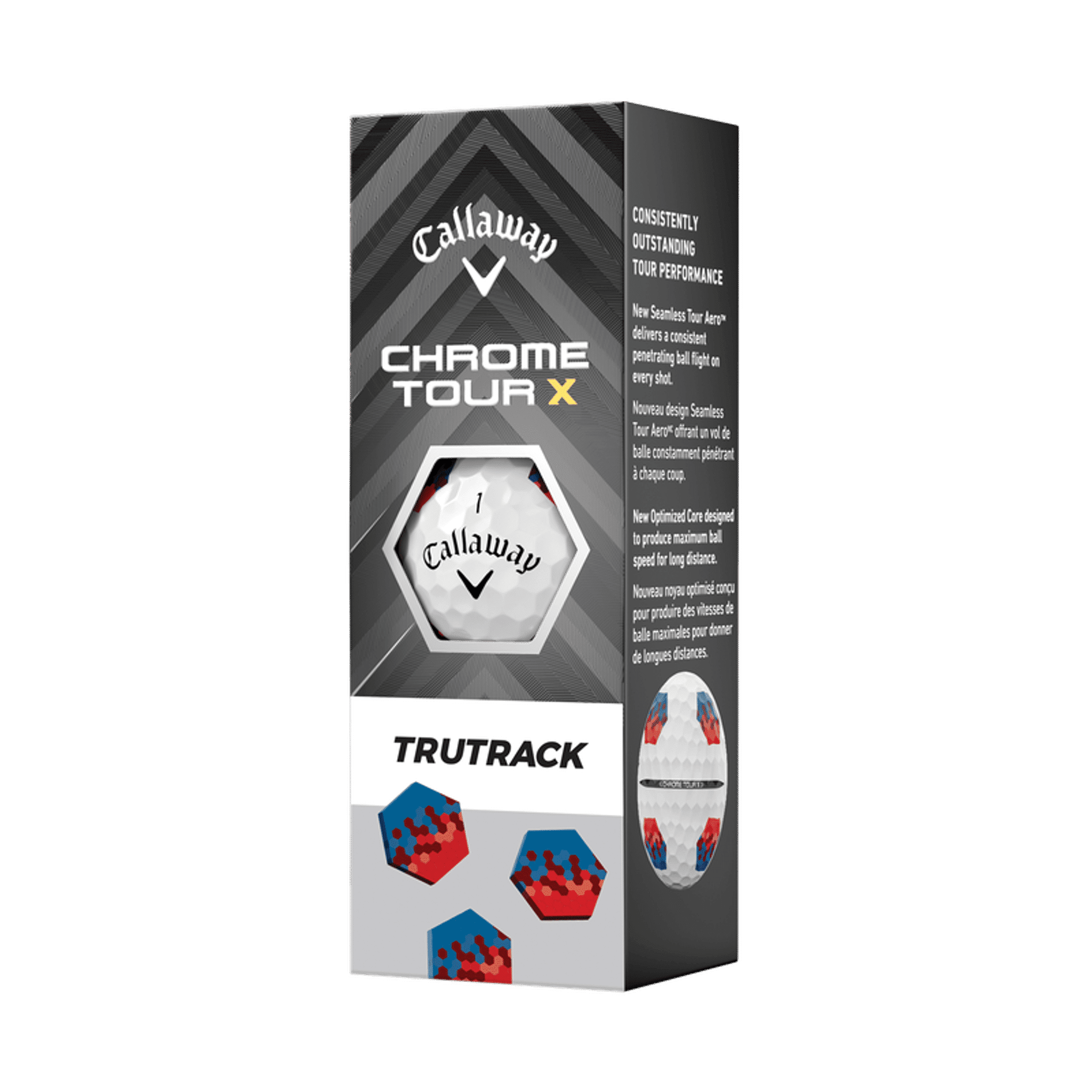 Callaway Chrome Tour X TruTrack [12 Stück] Golfbälle (2024)