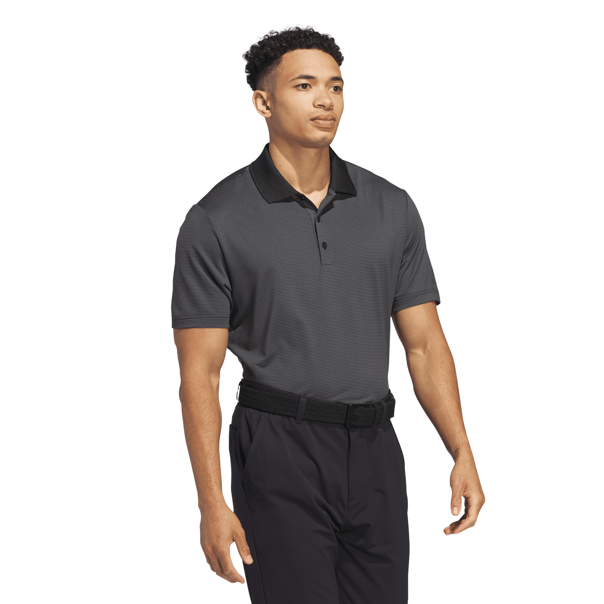 Adidas Ultimate365 Ottoman Stripe Polo Shirt Herren