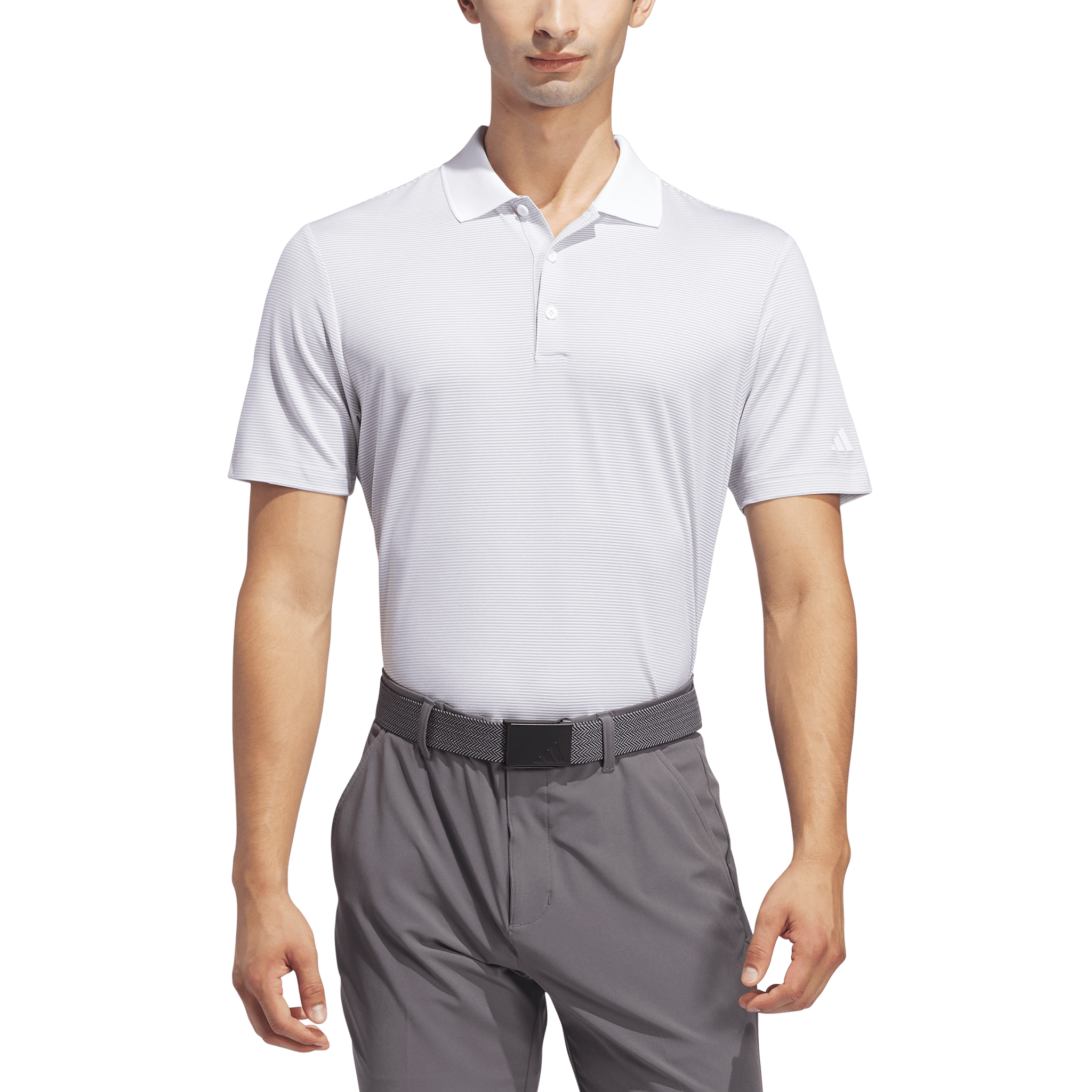 Adidas Ultimate365 Ottoman Stripe Polo Shirt Herren