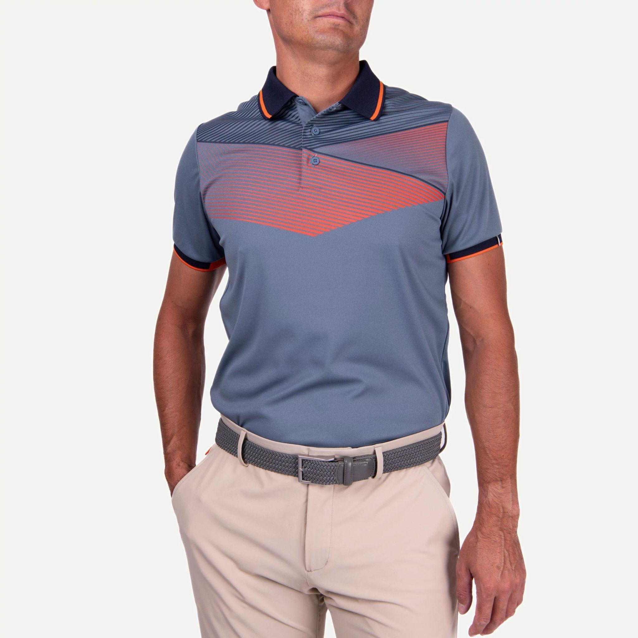 Kjus Spot Printed S/S Golf Polo