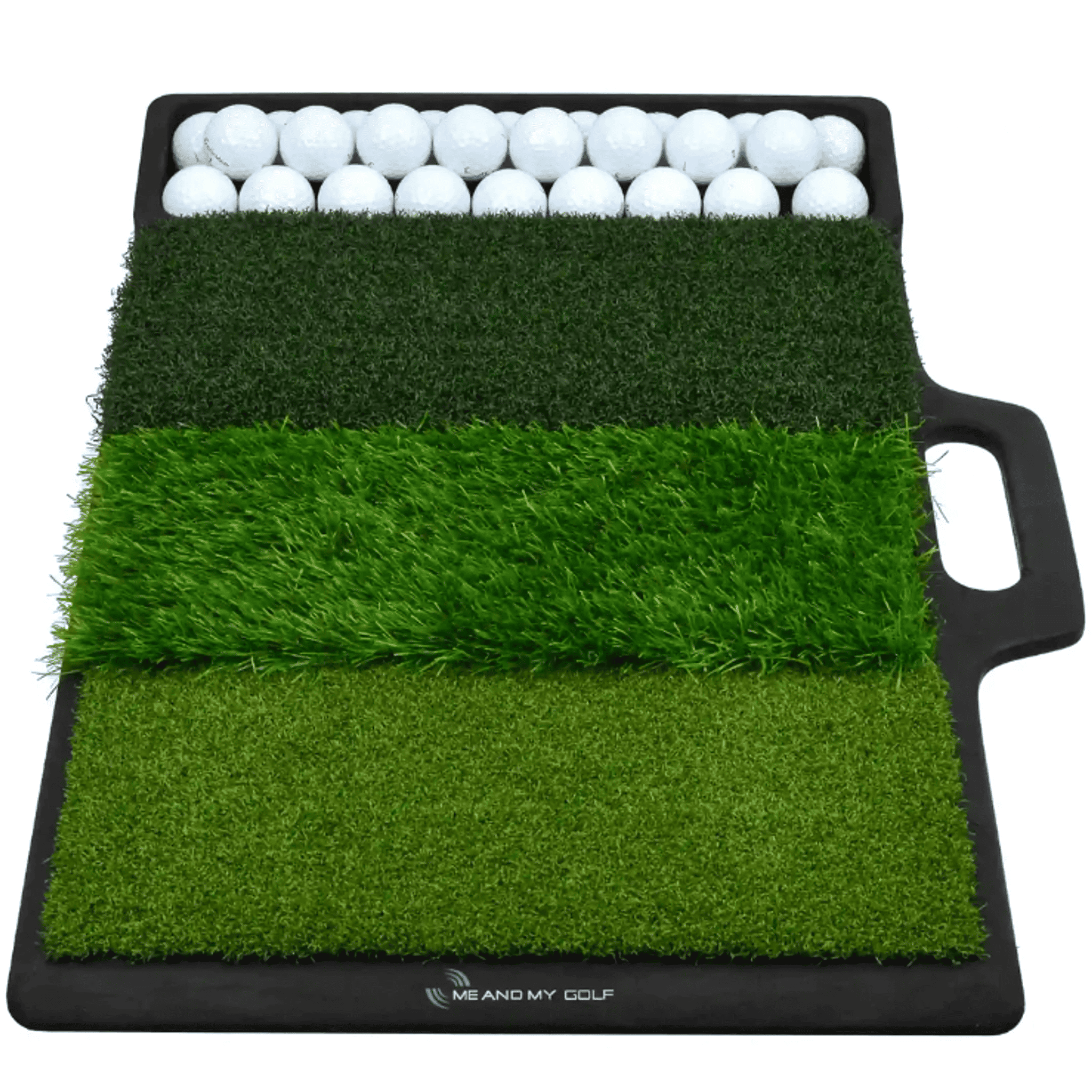 Me and My Golf Tri-Turf Hitting-Mat mit Ball Channel