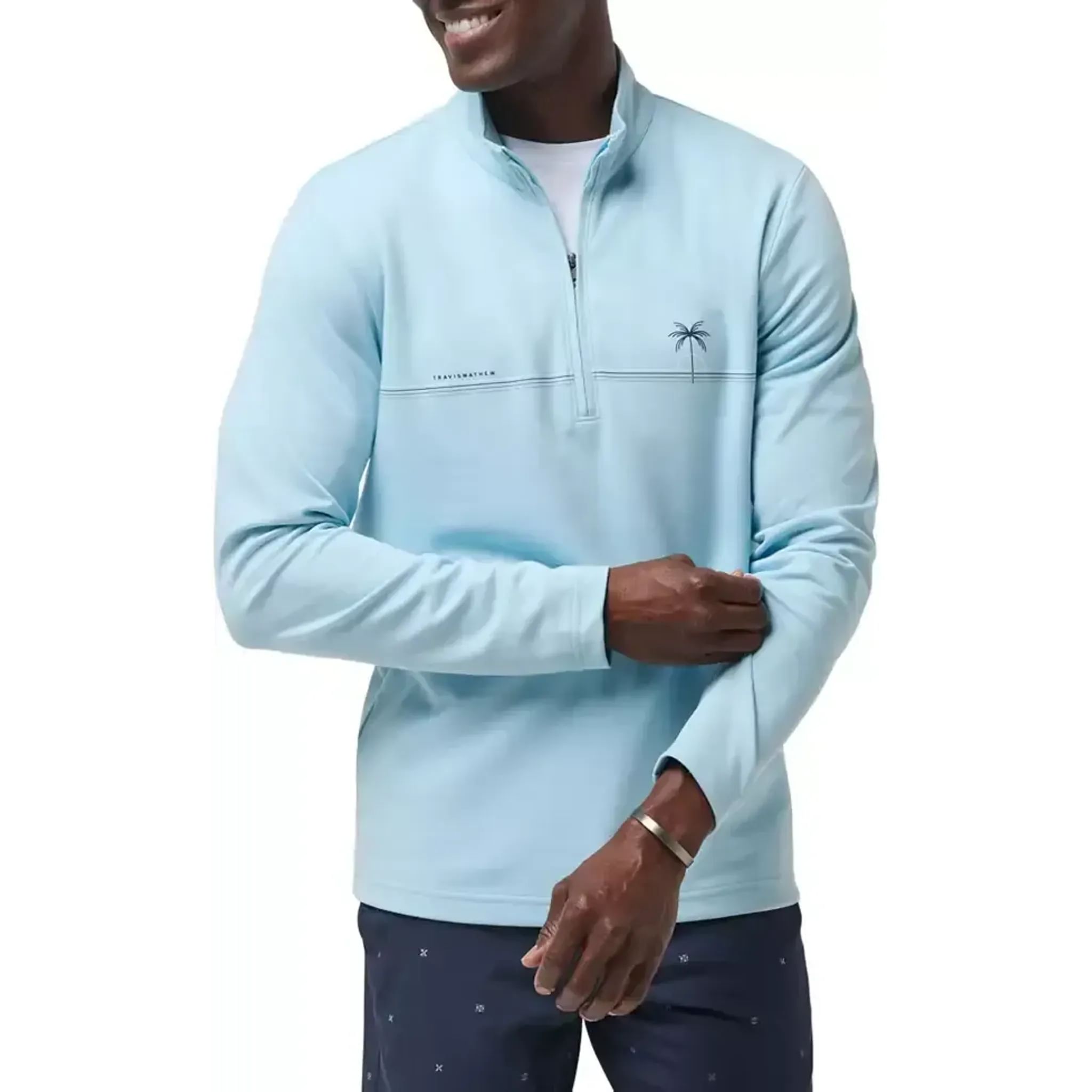 Travis Mathew Upgraded CS 1/4-Zip Pullover Męski