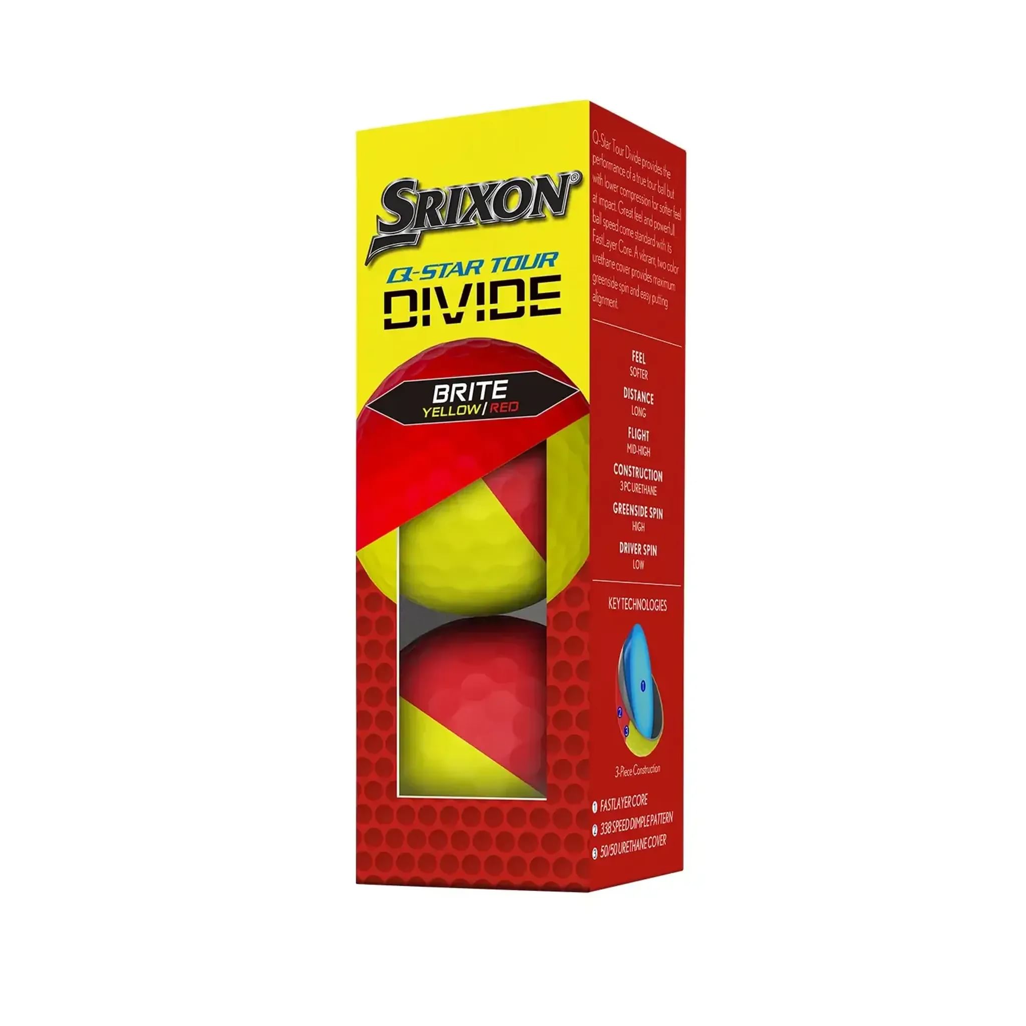 Srixon Q-Star Tour Divide 2 Piłki golfowe