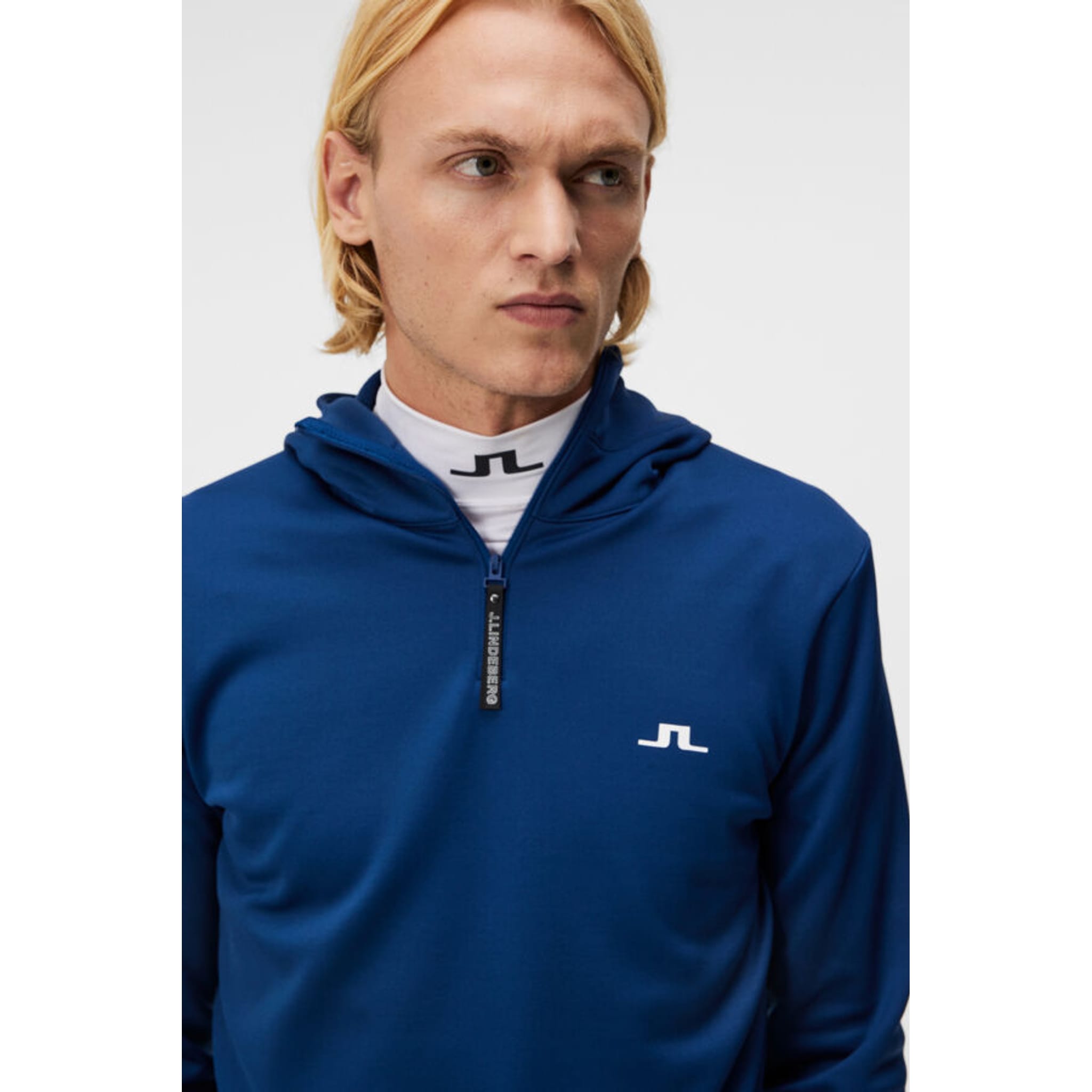 J. Lindeberg Aerial Quarter Hood Herren Estate Blue Herren