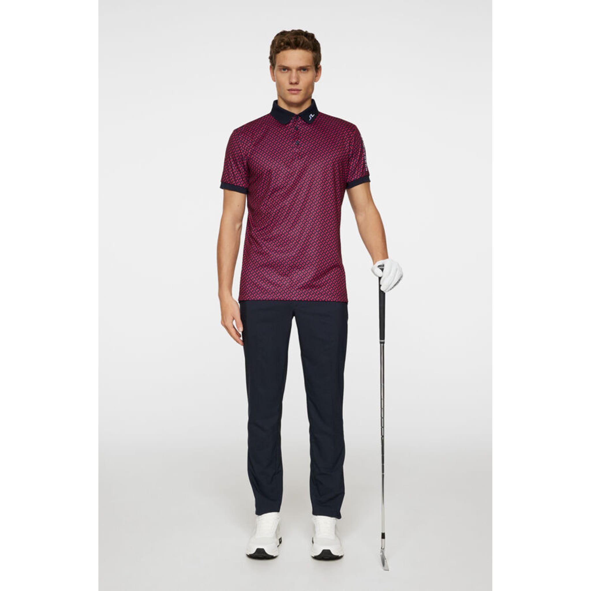 J. Lindeberg Tour Tech Print Polo