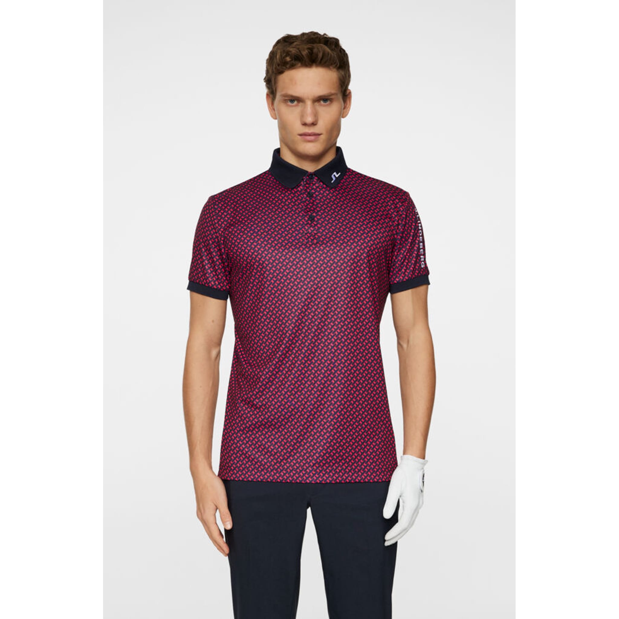 J. Lindeberg Tour Tech Print Polo